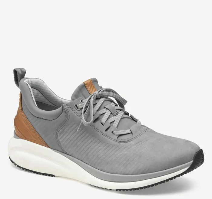 Johnston and Murphy XC4 TR1Luxe Hybrid Light Gray Nubuck Men LaceUps