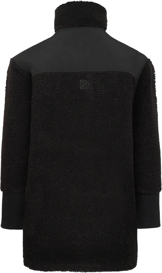 Kids Ampere FullZip Long Black Didriksons Fleece and Midlayers