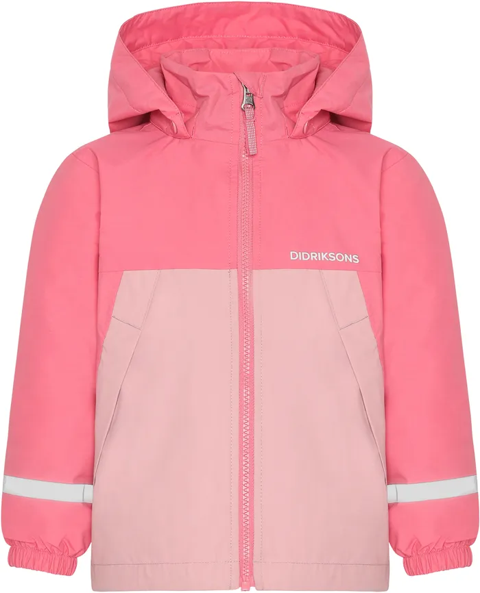 Kids Bladet Jacket Dusty Azalea Didriksons Waterproof Jackets