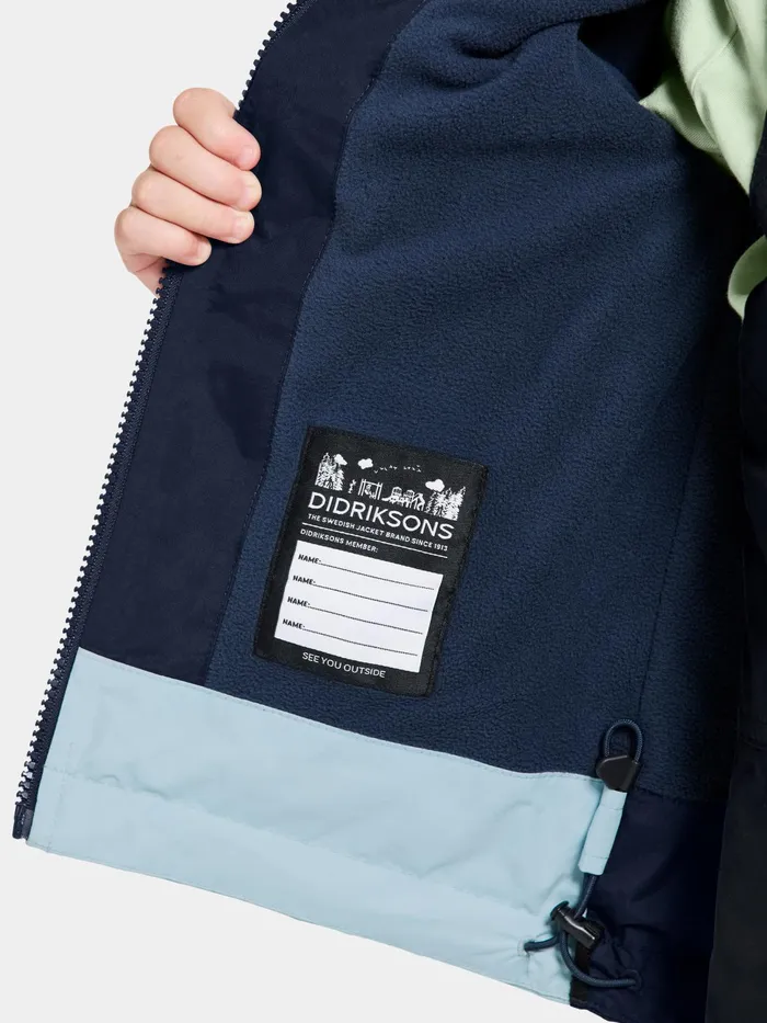 Kids Bladet Jacket Navy Didriksons Spring Jackets
