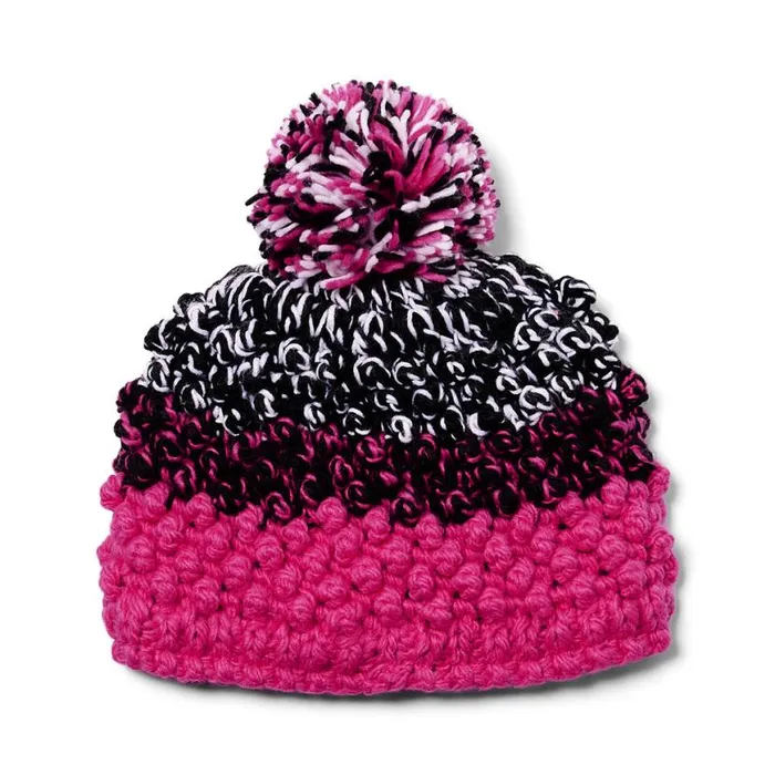 Kids Brrr Berry Pom Pink Spyder Hats