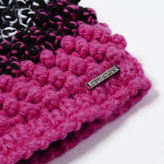 Kids Brrr Berry Pom Pink Spyder Hats