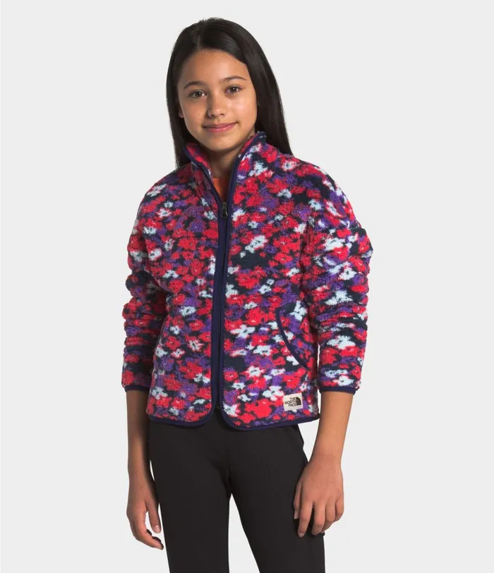 Kids Campshire Cardigan Paradise Pink Wildflower Print The North Face Jackets and Vests Kids Campshire Cardigan Paradise Pink Wildflower Print The North Face Jackets and Vests