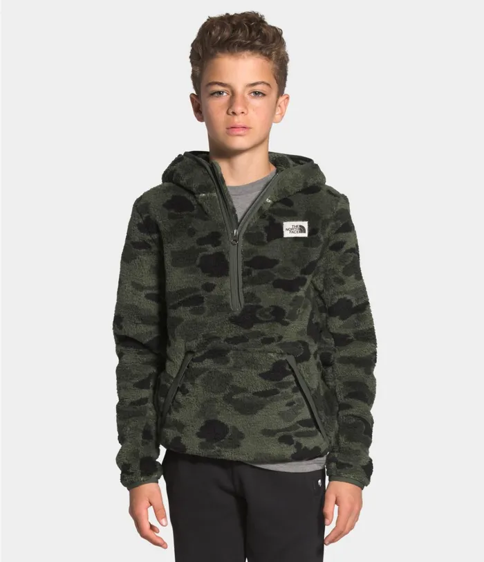 Kids Campshire Hoodie New Taupe Green Duck Camo Print The North Face Jackets and Vests Kids Campshire Hoodie New Taupe Green Duck Camo Print The North Face Jackets and Vests