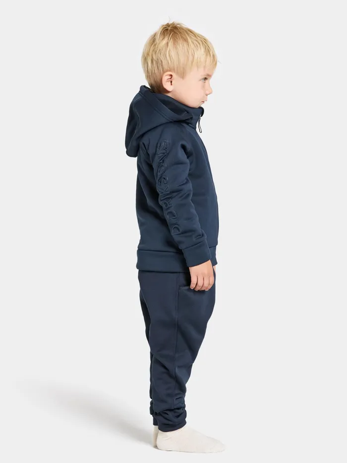 Kids Corin FullZip Navy Didriksons Softshell Jackets