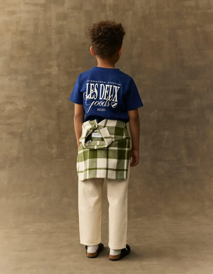 Kids Goods TShirt Kids 8211 BlueprintWhite Les Deux Tops