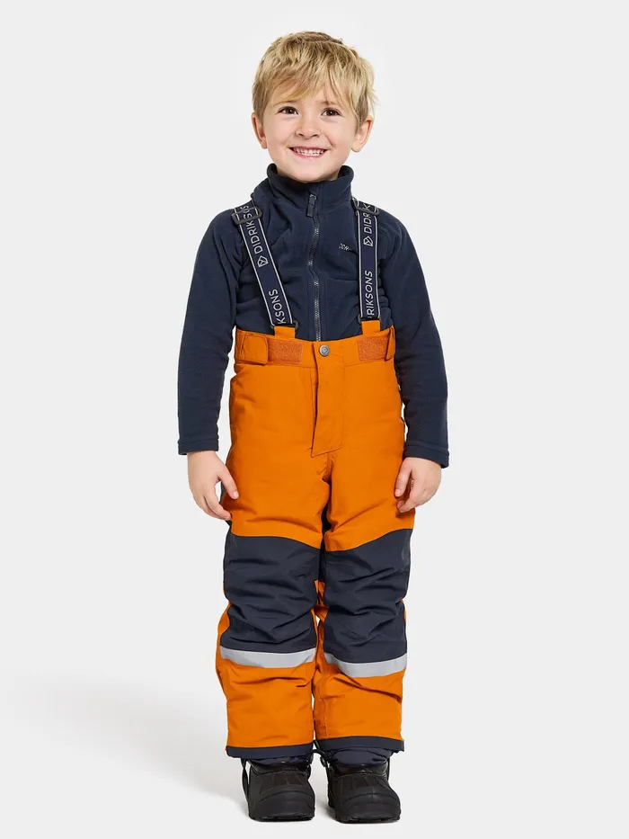 Kids Idre Pants Orange Jam Didriksons Snow Pants