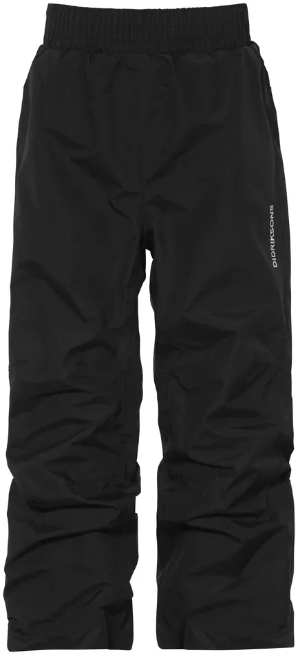 Kids Idur Pants Black Didriksons Waterproof Trousers
