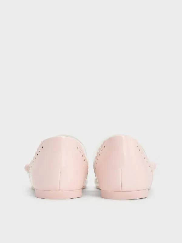 Kids Marianne Girls039 TwoTone Heart Mary Jane Flats 8211 White CHARLES and KEITH Shoes Kids Marianne Girls039 TwoTone Heart Mary Jane Flats 8211 White CHARLES and KEITH Shoes