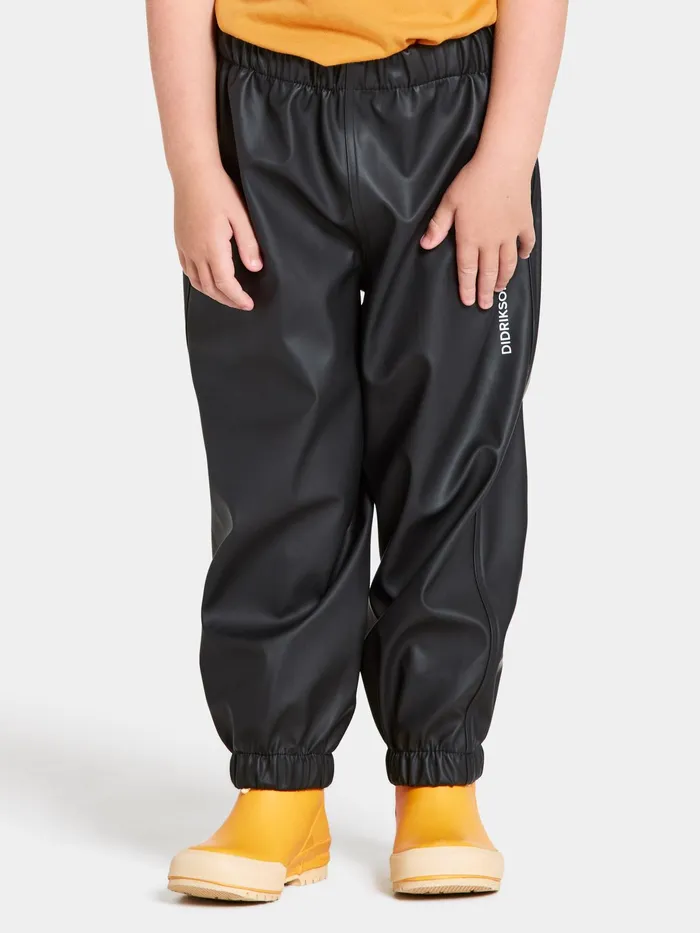 Kids Midjeman Kid039s Pants Galon Black Didriksons Waterproof Trousers