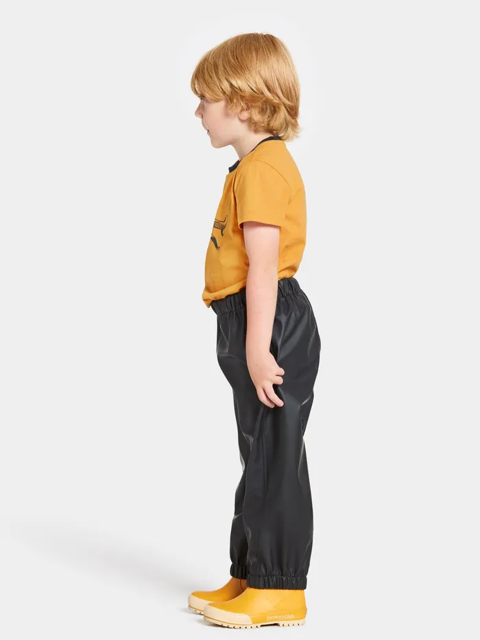 Kids Midjeman Kid039s Pants Galon Black Didriksons Waterproof Trousers