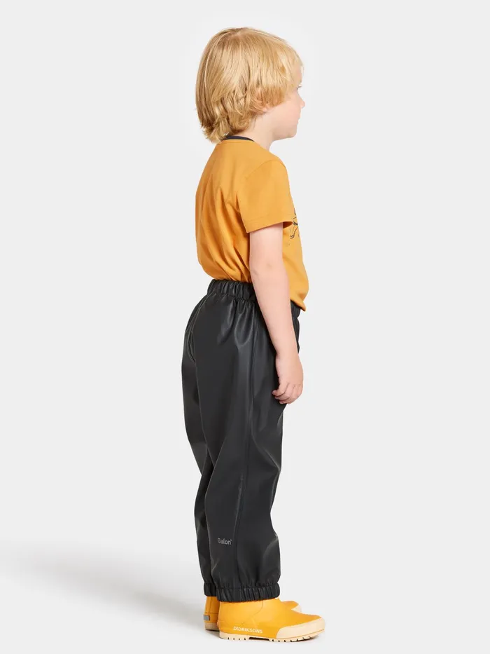 Kids Midjeman Kid039s Pants Galon Black Didriksons Waterproof Trousers