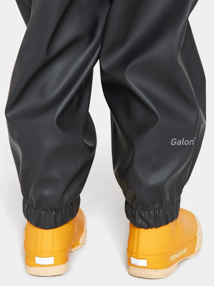 Kids Midjeman Kid039s Pants Galon Black Didriksons Waterproof Trousers