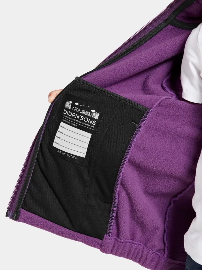 Kids Muskot Jacket Grape Didriksons Spring Jackets