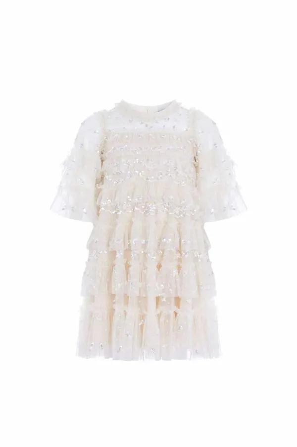 KIDS Needle and Thread Emily Lace Kids Dress Champagne KIDS Needle and Thread Emily Lace Kids Dress Champagne