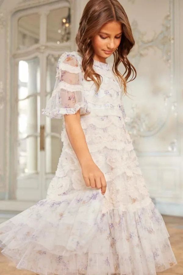 KIDS Needle and Thread Ophelia Ditsy Ingrid Kids Dress Multi