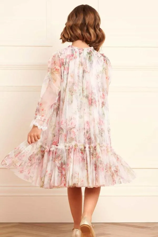 KIDS Needle and Thread Paradise Garden Long Sleeve Kids Dress Multi KIDS Needle and Thread Paradise Garden Long Sleeve Kids Dress Multi