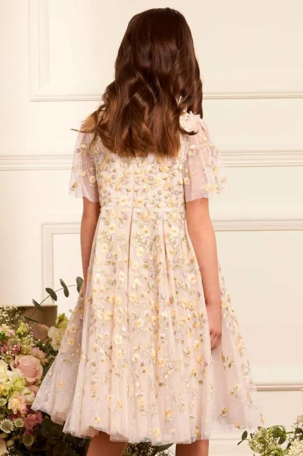 KIDS Needle and Thread Posy Pirouette Kids Prom Dress Champagne KIDS Needle and Thread Posy Pirouette Kids Prom Dress Champagne