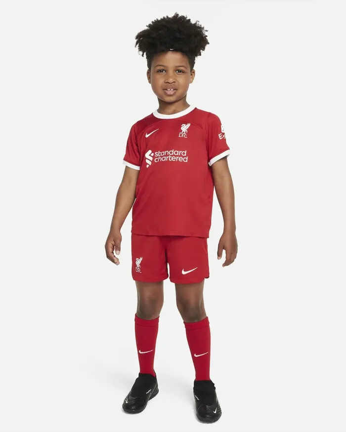 Kids Nike All Clothing Liverpool FC 202324 Home Gym Redwhite