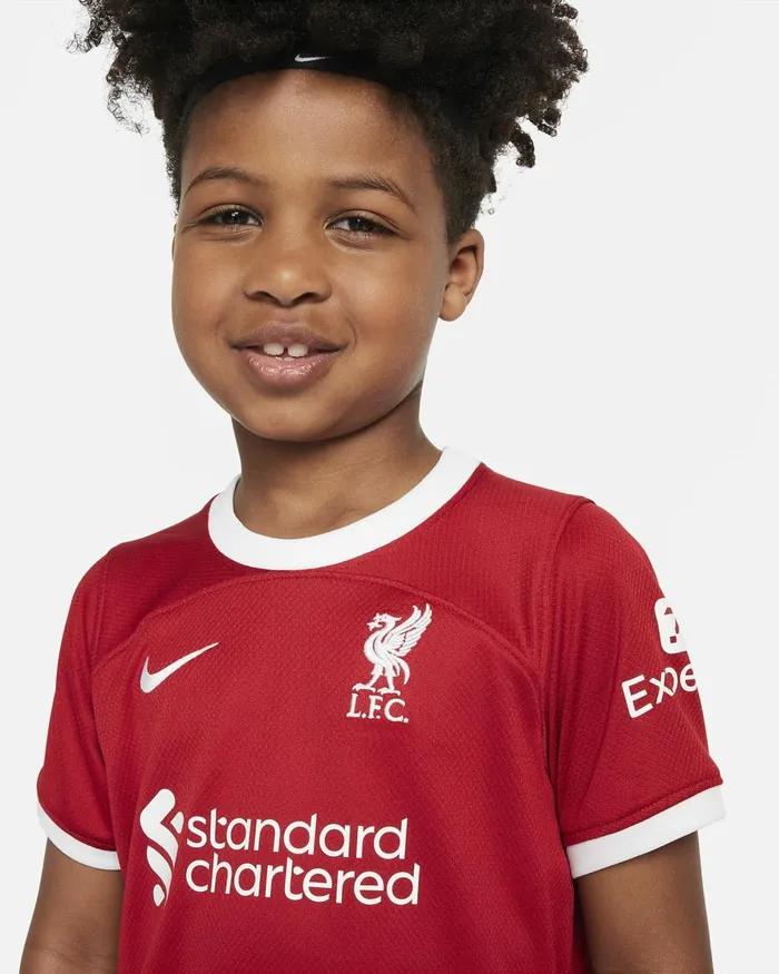Kids Nike All Clothing Liverpool FC 202324 Home Gym Redwhite