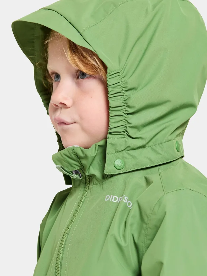 Kids Norma Jacket Algae Green Didriksons Spring Jackets