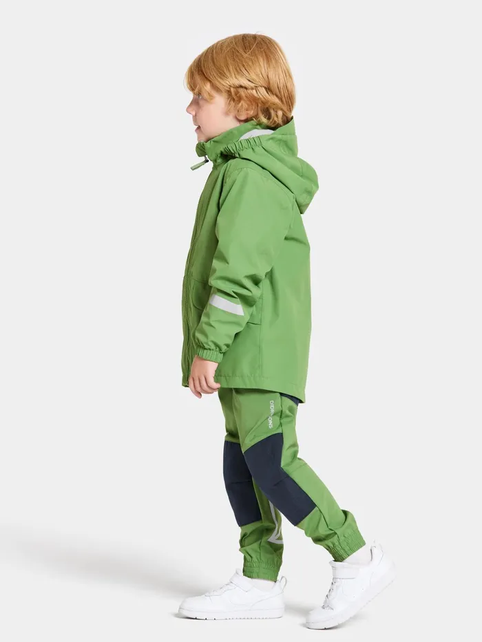Kids Norma Jacket Algae Green Didriksons Spring Jackets