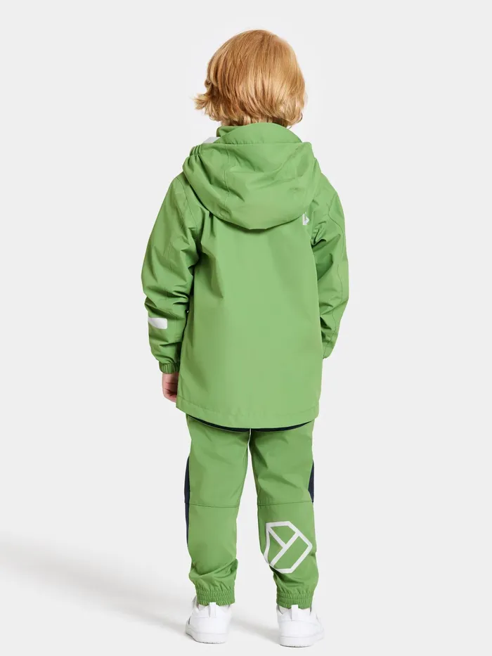 Kids Norma Jacket Algae Green Didriksons Spring Jackets