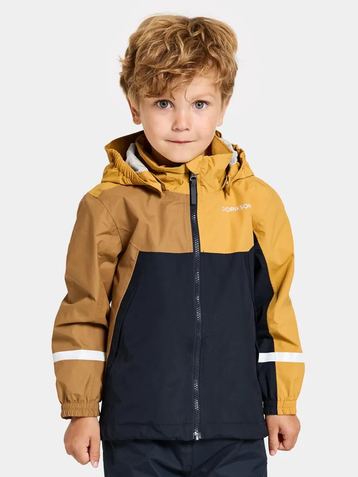 Kids Pilvi Jacket Dark Pollen Didriksons Spring Jackets
