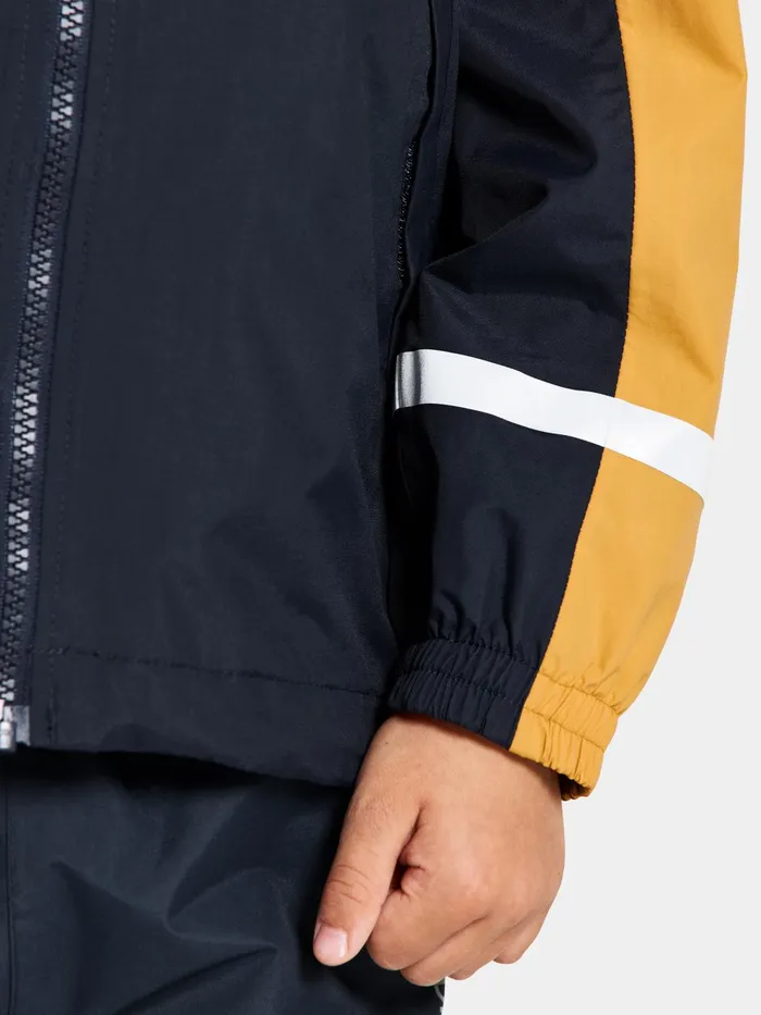 Kids Pilvi Jacket Dark Pollen Didriksons Spring Jackets