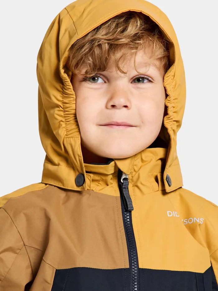 Kids Pilvi Jacket Dark Pollen Didriksons Spring Jackets