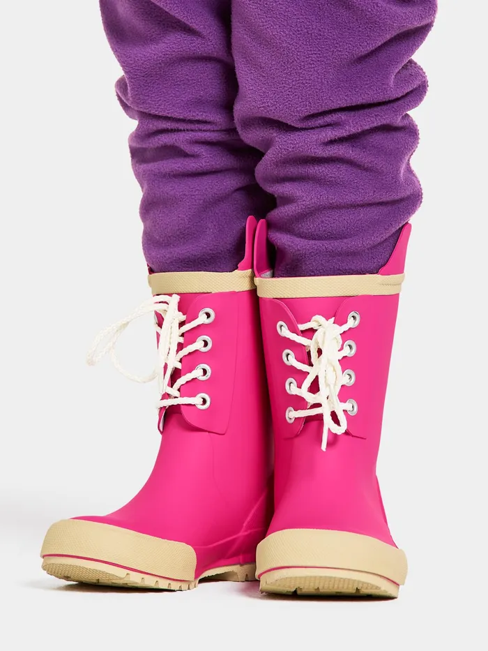 Kids Splashman Kid039s Boots Plastic Pink Didriksons Rubber Boots