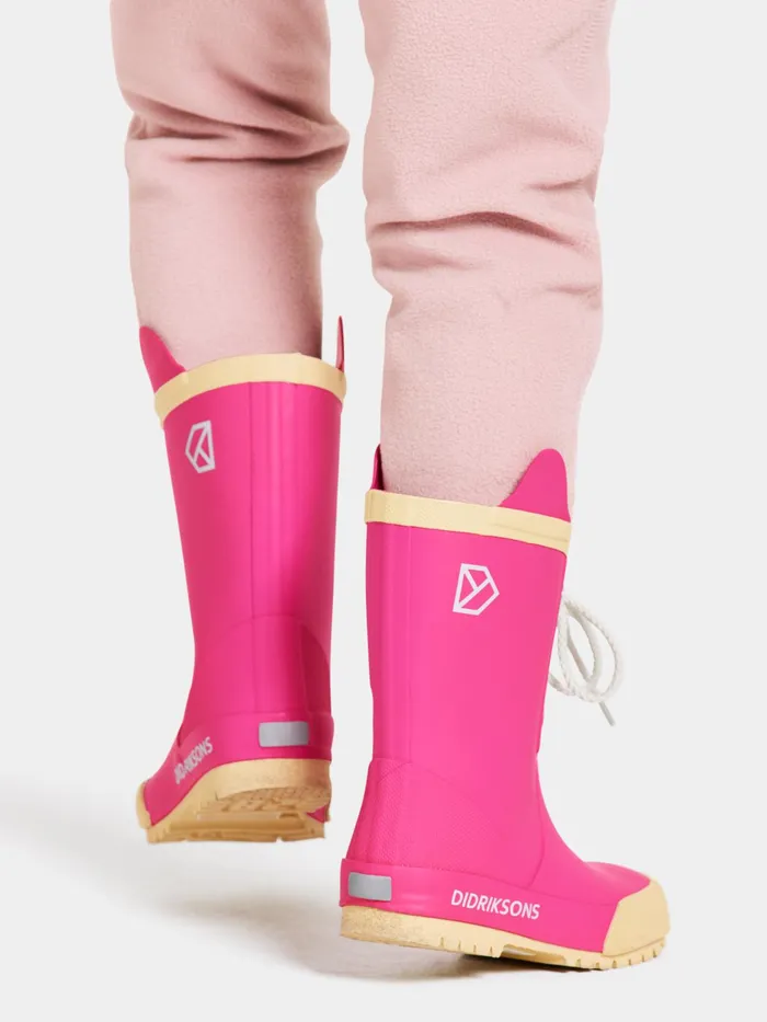 Kids Splashman Kid039s Boots Plastic Pink Didriksons Rubber Boots