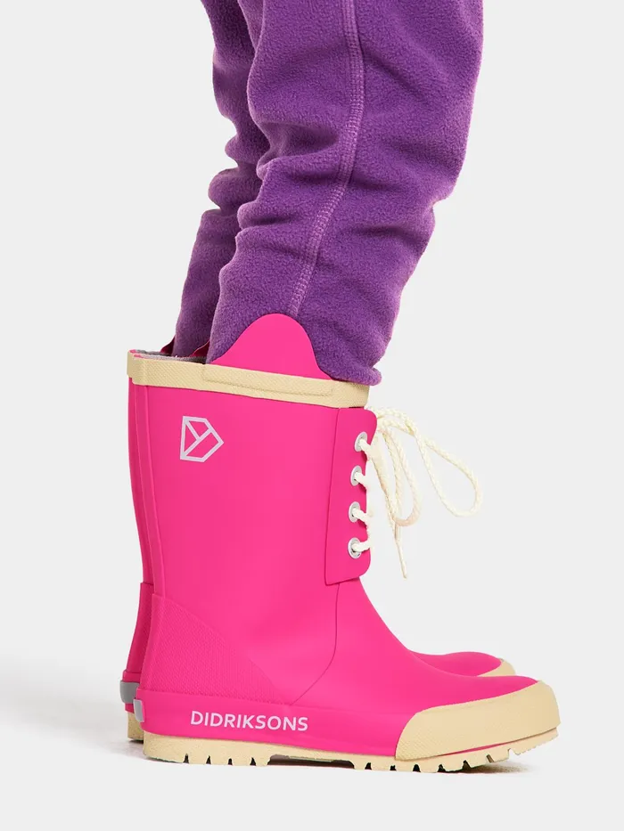 Kids Splashman Kid039s Boots Plastic Pink Didriksons Rubber Boots