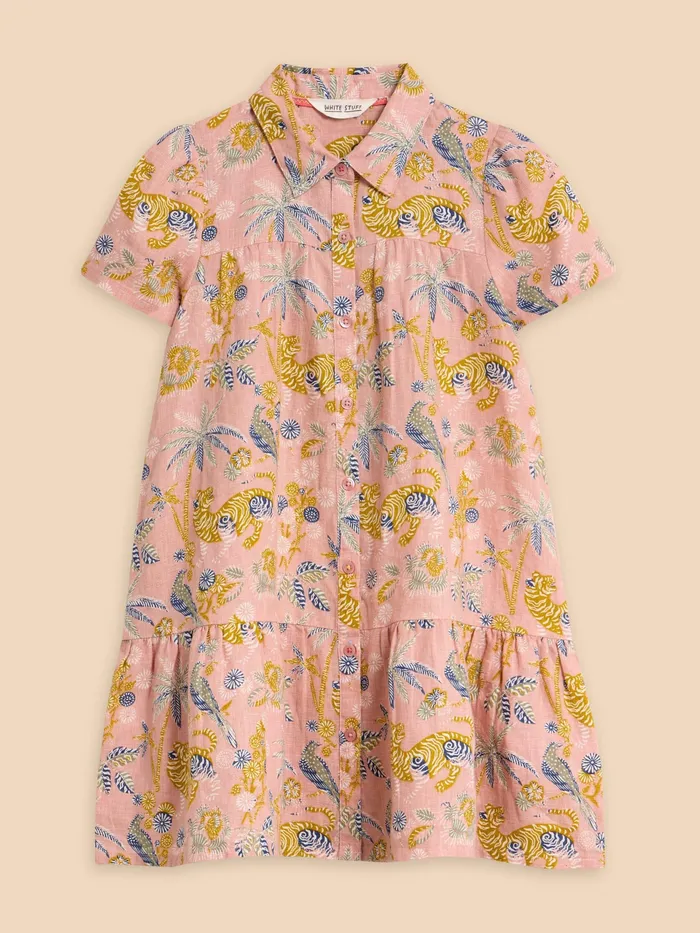 Kids White Stuff Girls039 Clothing Printed Woven Shirt Dress