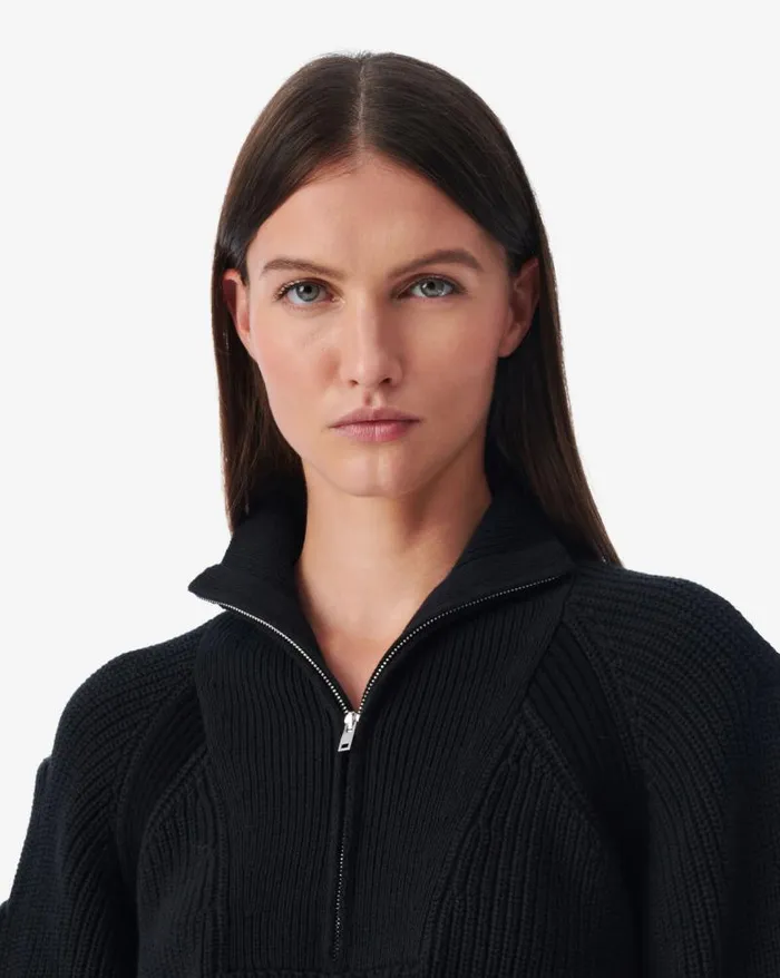 Knits Women IRO KACY SWEATER WITH CUTOUTS AND PUFFED SLEEVES