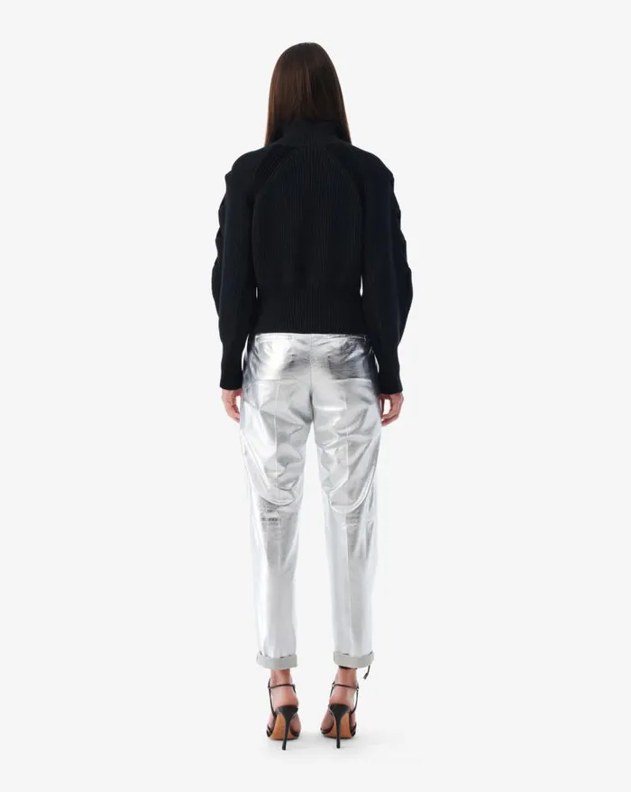 Knits Women IRO KACY SWEATER WITH CUTOUTS AND PUFFED SLEEVES