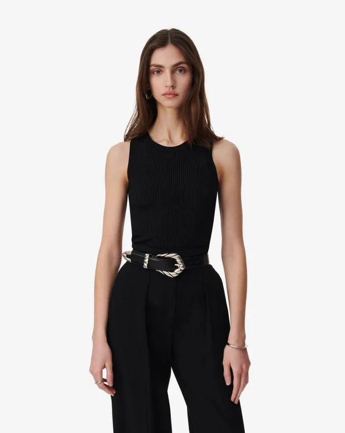 Knits Women IRO THANA RIBBED SLEEVELESS SWEATER