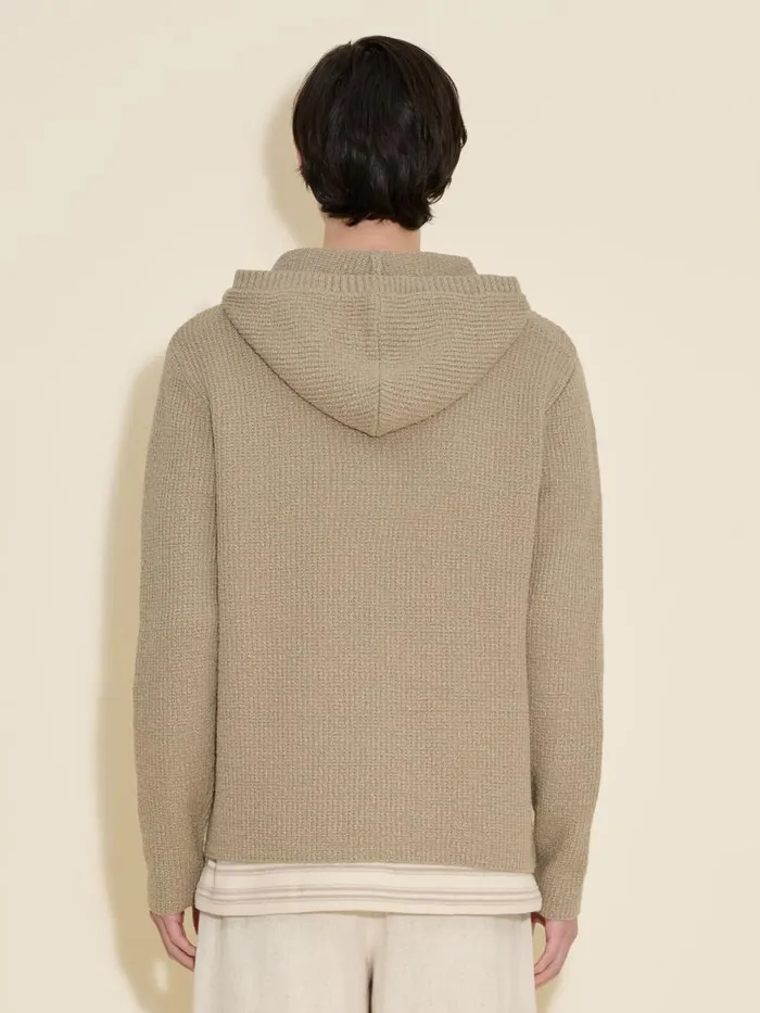 Knitwear Men Holzweiler Luke Hoodie Sand