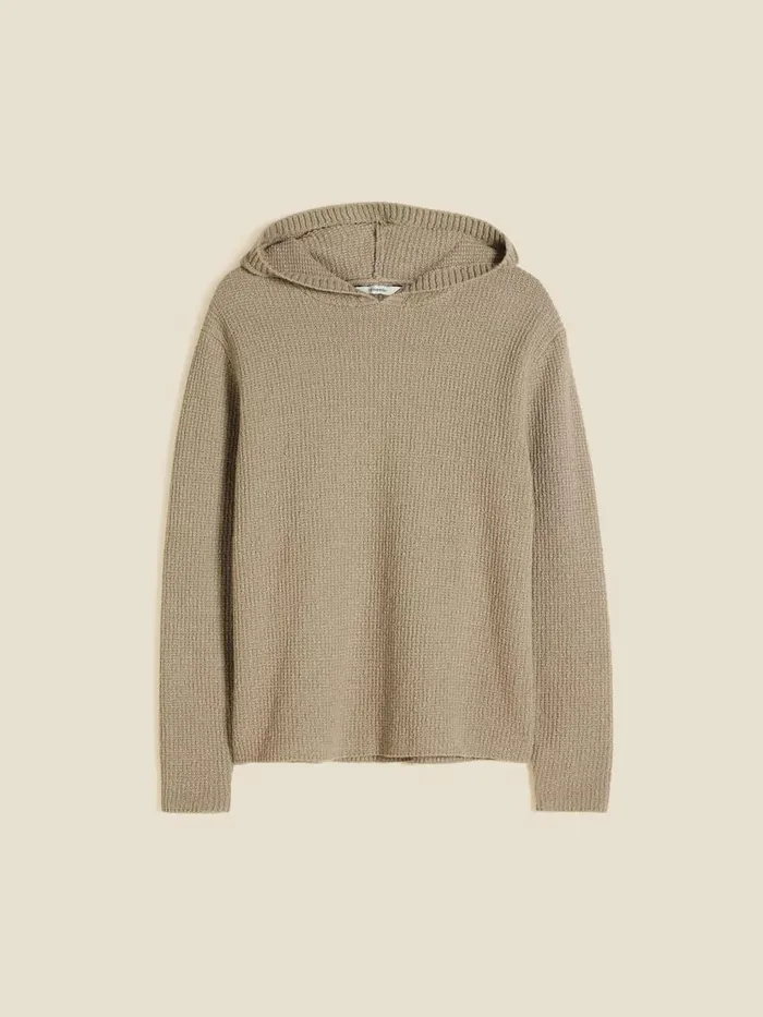 Knitwear Men Holzweiler Luke Hoodie Sand