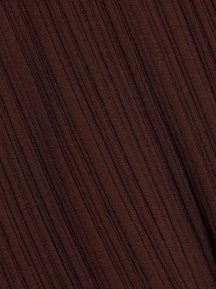 Knitwear Women Holzweiler Tulip Knit Top Dk Brown