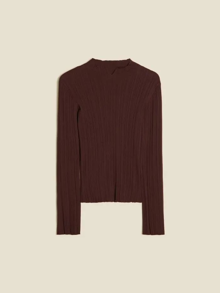 Knitwear Women Holzweiler Tulip Knit Top Dk Brown