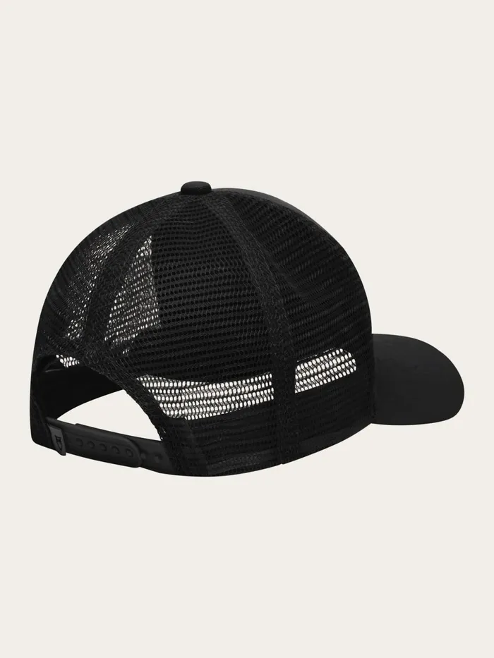 KnowledgeCotton Apparel Accessories Twill Trucker Cap Black Jet 8211 Women KnowledgeCotton Apparel Accessories Twill Trucker Cap Black Jet 8211 Women