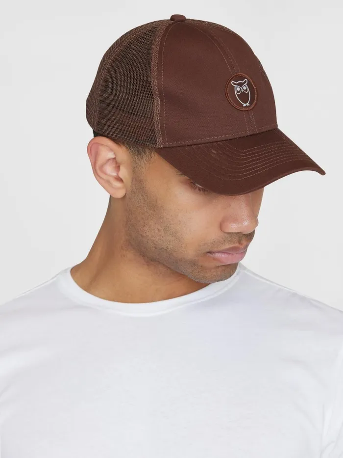 KnowledgeCotton Apparel Accessories Twill Trucker Cap Tiramisu 8211 Women