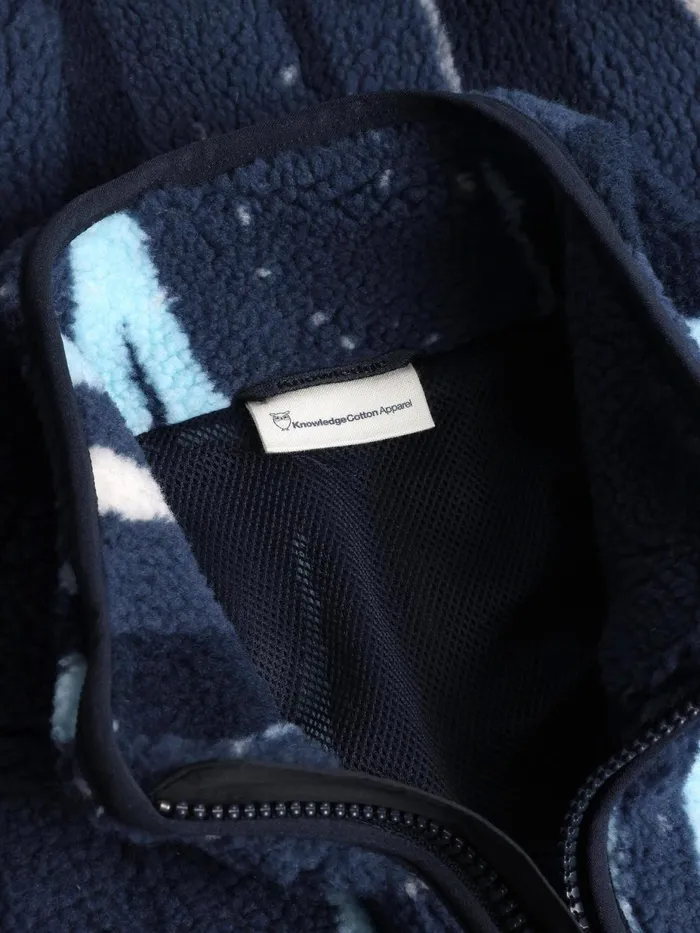 KnowledgeCotton Apparel Fleece Loose Fit Northern Lights Zip Fleece Grs 8211 Men KnowledgeCotton Apparel Fleece Loose Fit Northern Lights Zip Fleece Grs 8211 Men