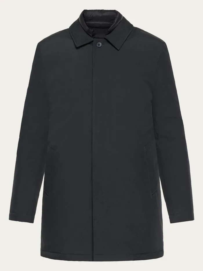 KnowledgeCotton Apparel Jackets And Vests Climate Shell Carcoat Jacket GRS Black Jet 8211 Men KnowledgeCotton Apparel Jackets And Vests Climate Shell Carcoat Jacket GRS Black Jet 8211 Men