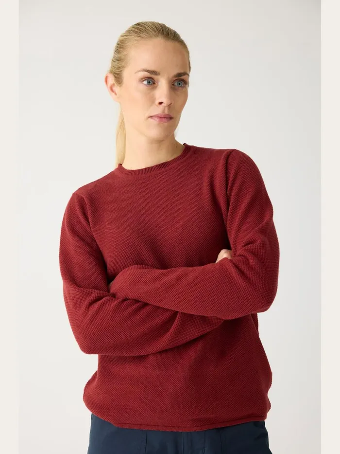 KnowledgeCotton Apparel Knits Cotton Micro Bubble Crew Neck Knit Regenerative Organic Certified 8211 Women KnowledgeCotton Apparel Knits Cotton Micro Bubble Crew Neck Knit Regenerative Organic Certified 8211 Women