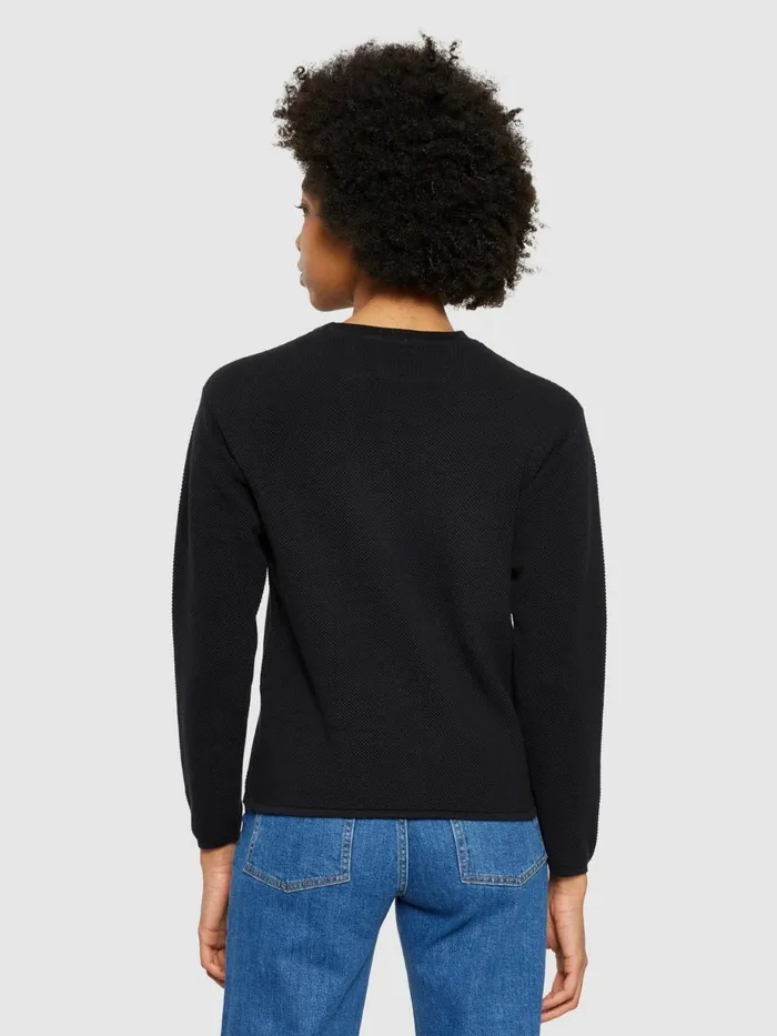 KnowledgeCotton Apparel Knits Cotton Micro Bubble Crew Neck Knit Regenerative Organic Certified 8211 Women KnowledgeCotton Apparel Knits Cotton Micro Bubble Crew Neck Knit Regenerative Organic Certified 8211 Women