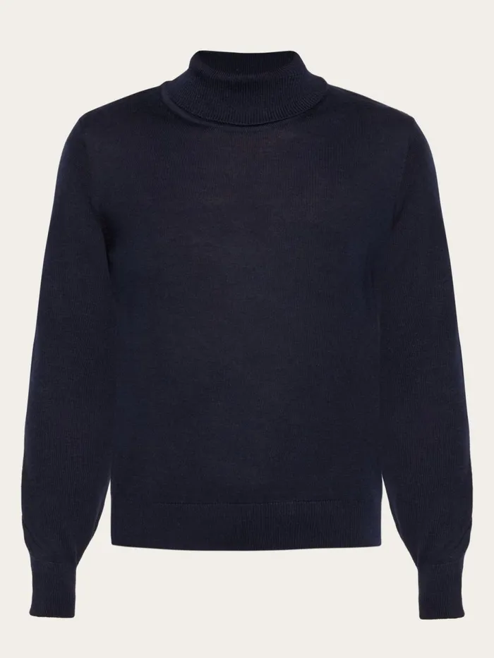 KnowledgeCotton Apparel Knits Fine Merino Roll Neck Rws 8211 Women