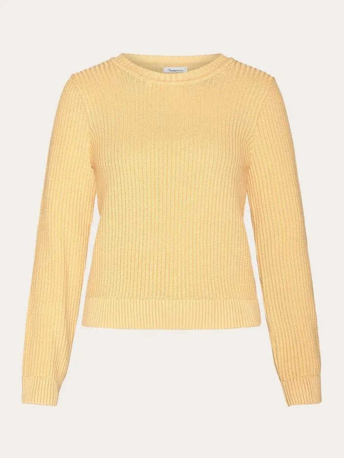 KnowledgeCotton Apparel Knits Long Sleeve Knitted Crew Neck Ocsvegan 8211 Women KnowledgeCotton Apparel Knits Long Sleeve Knitted Crew Neck Ocsvegan 8211 Women