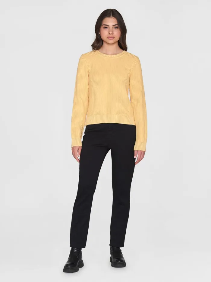 KnowledgeCotton Apparel Knits Long Sleeve Knitted Crew Neck Ocsvegan 8211 Women KnowledgeCotton Apparel Knits Long Sleeve Knitted Crew Neck Ocsvegan 8211 Women